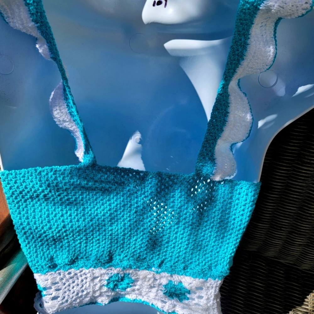 Hand-made. Girth 30 inches +. soft material.     I DO NOT ACCEPT RETURNS - Picture 3 of 5
